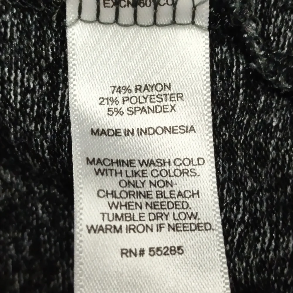 Express Women's Gray Black Cowl Neck Sweater Size L_8